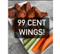 Thursdays 99 cent wings